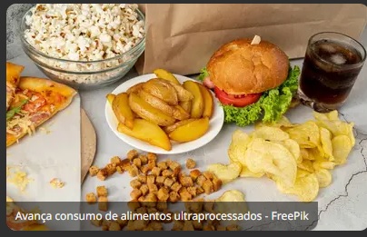 Avança consumo de alimentos ultraprocessados