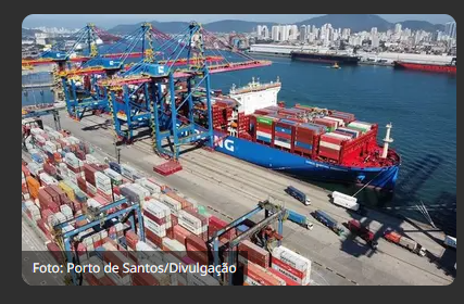 Portos brasileiros batem recorde histórico de movimentação no 3º trimestre de 2025