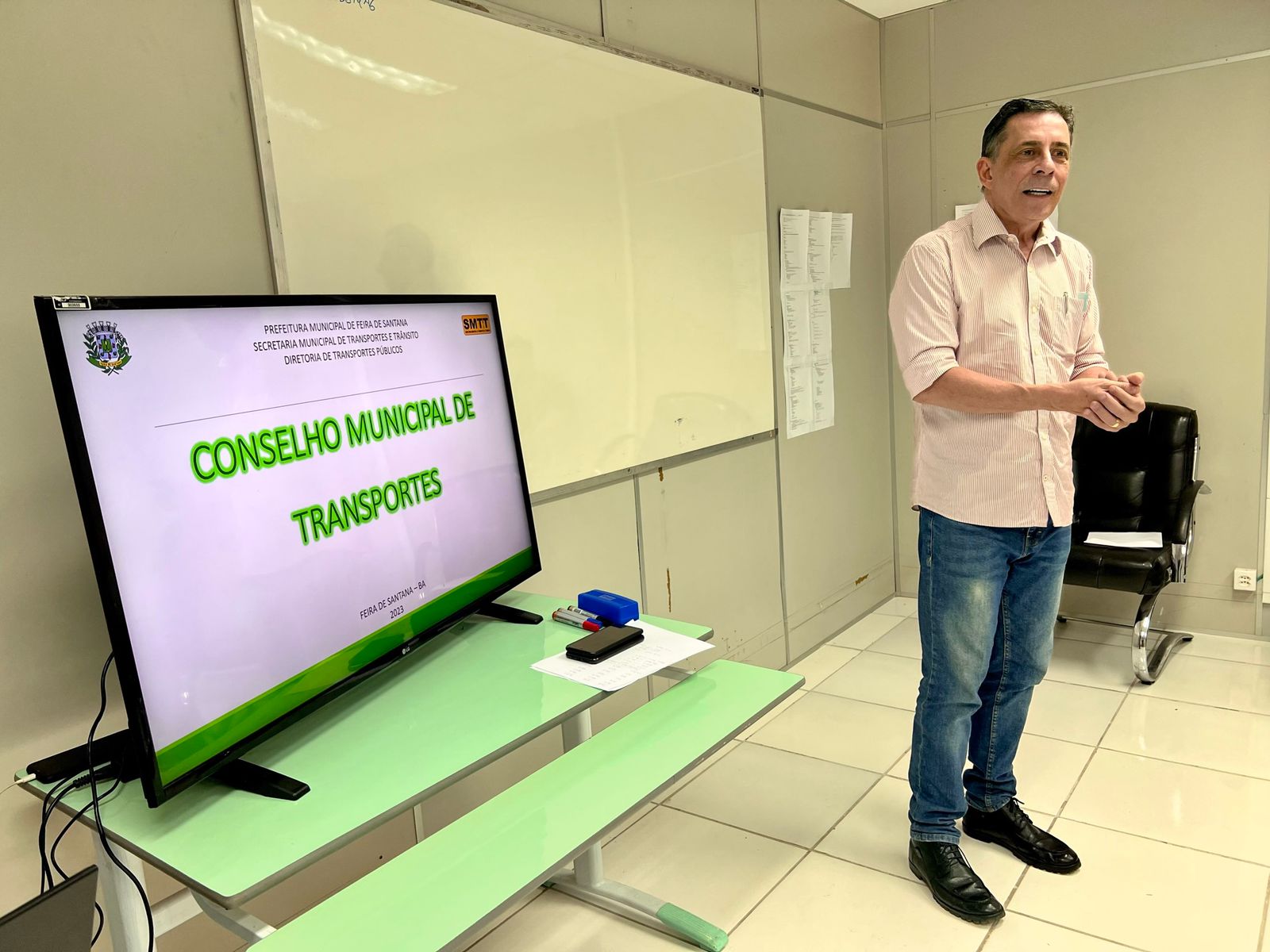 Sérgio Carneiro representa Feira no Congresso Nacional de Mobilidade Urbana